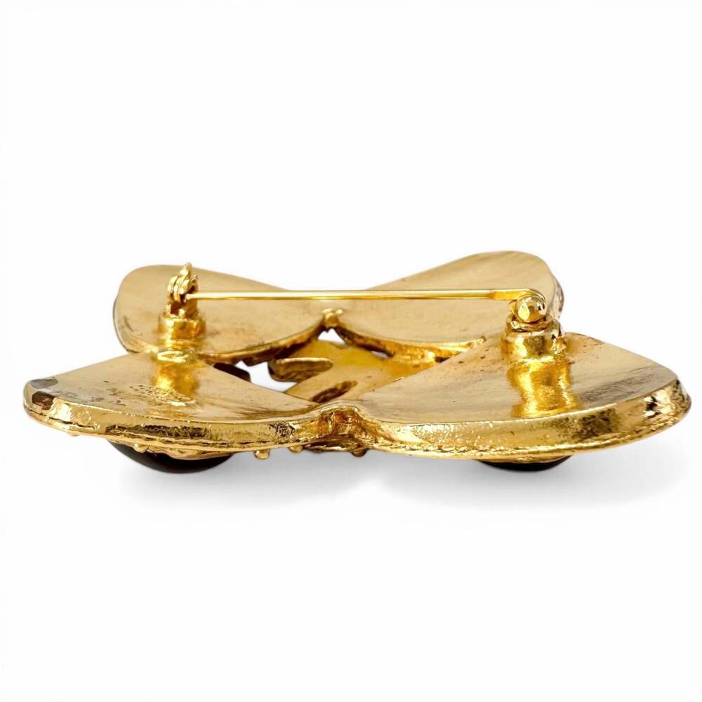 Chanel Cc Logo Brooch Metal #266506C23B - Picture 3 of 6